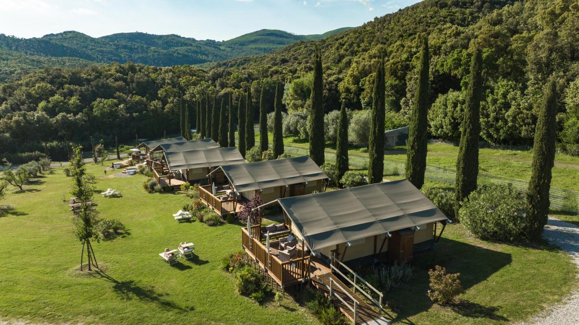 Glamping Le Tegole Hotell Riparbella Eksteriør bilde