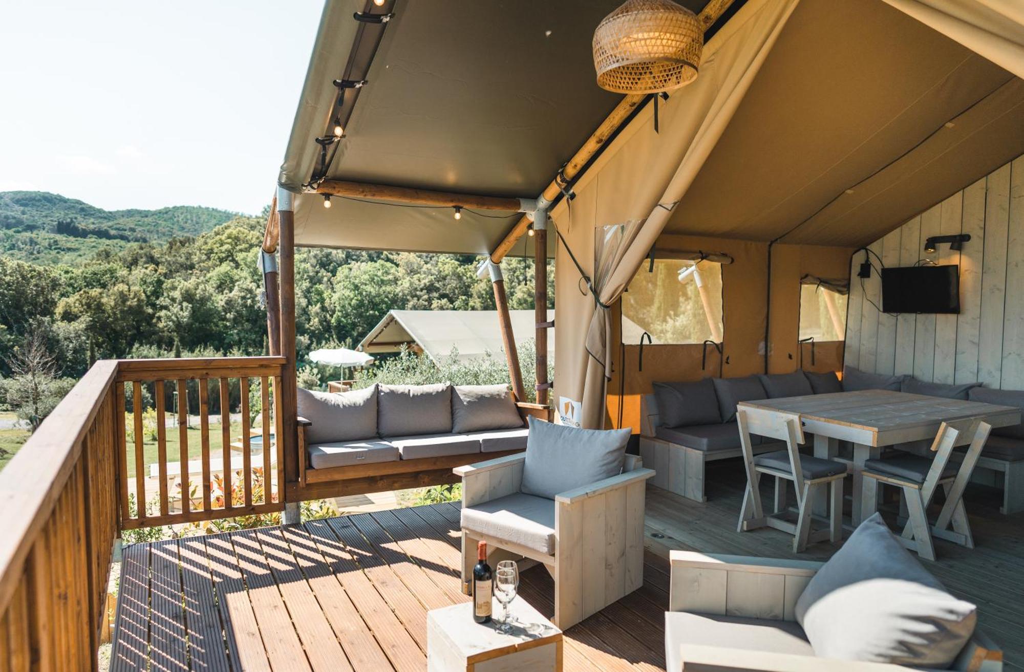 Glamping Le Tegole Hotell Riparbella Eksteriør bilde