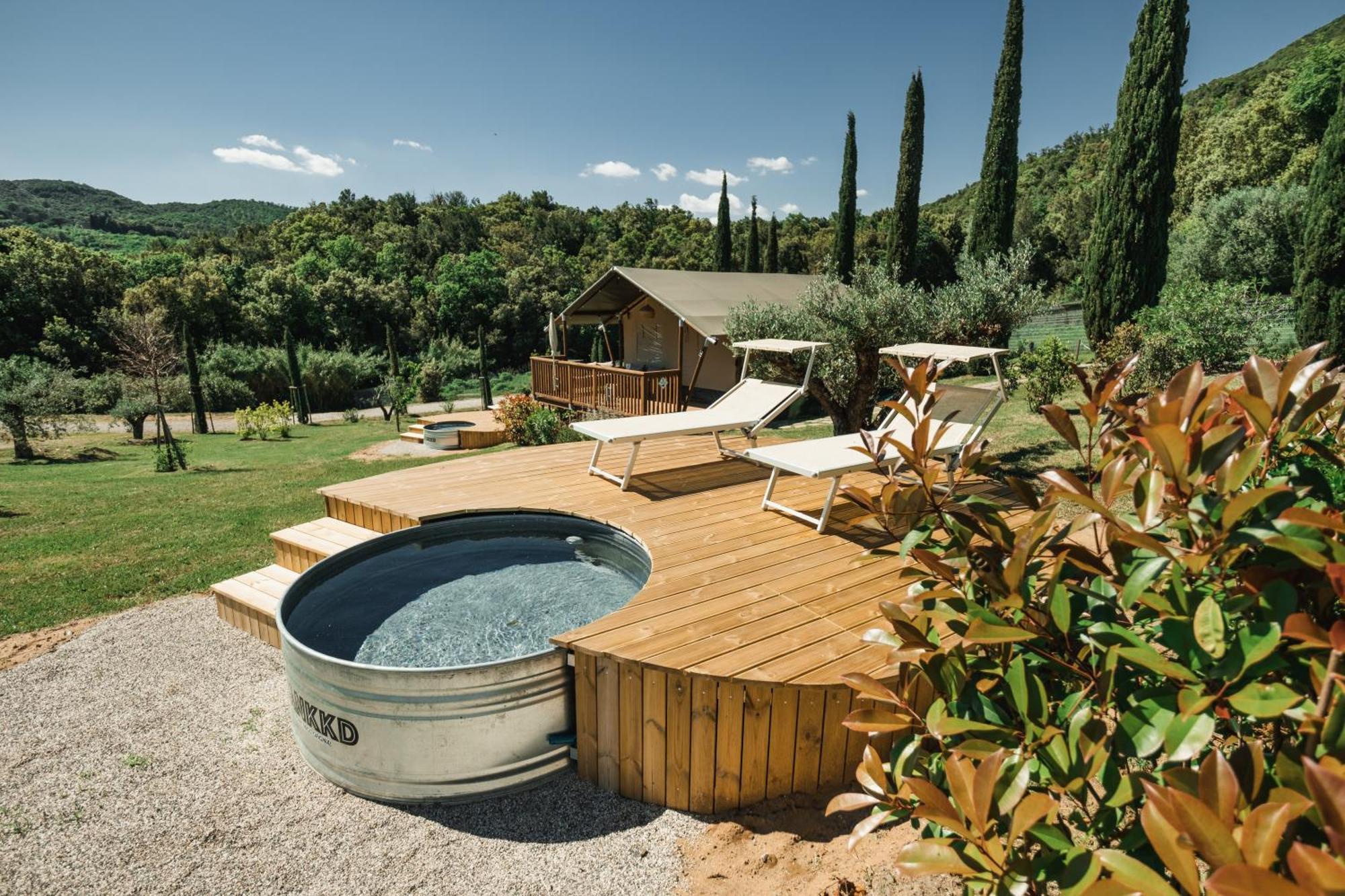 Glamping Le Tegole Hotell Riparbella Eksteriør bilde
